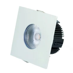 DOTLUX MULTIsun LED inbouwlamp hoekig, aluminium