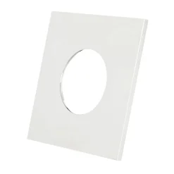 DOTLUX MULTIsun LED inbouwlamp, hoekig, chroom