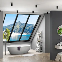 Downlight CAN, zwart, IP44, Ø 6 cm, metaal, GU10