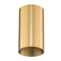 Downlight Eye S in cilindervorm, messing