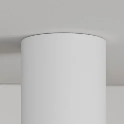 Downlight Eye S in cilindervorm, wit