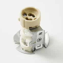 Downlight Eye S in cilindervorm, wit