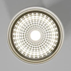 Downlight Eye S in cilindervorm, wit