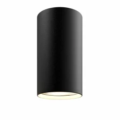 Downlight Eye S in cilindervorm, zwart