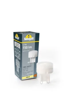 Downlight Livia Ø 6 cm zwart/berijpte kunsthars G9 4.000K