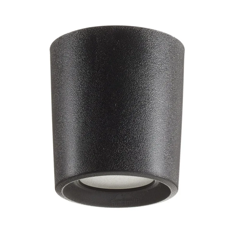 Downlight Livia 9,6 cm zwart/berijpte kunsthars GU10 CCT