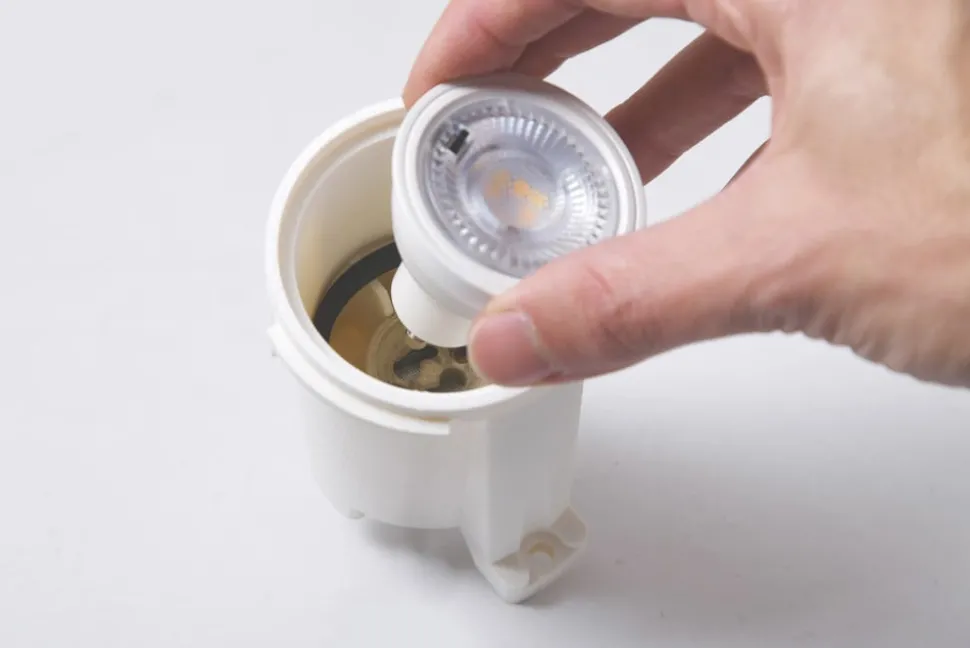 Downlight Livia 9,6 cm zwart/berijpte kunsthars GU10 CCT