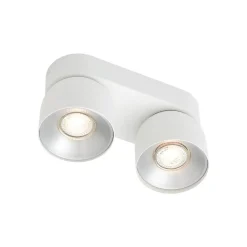 Downlight Pitcher, GU10, 2-lamps, metaal, wit