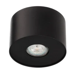 Downlight Point S, zwart/wit/zwart