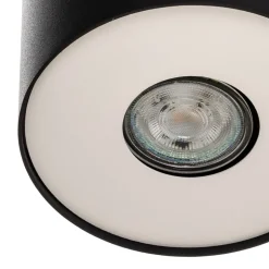 Downlight Point S, zwart/wit/zwart