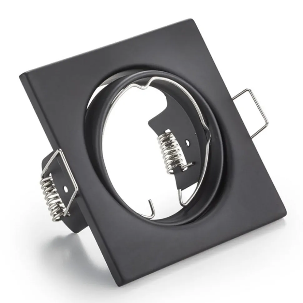 Draaibare downlight Jura in zwart