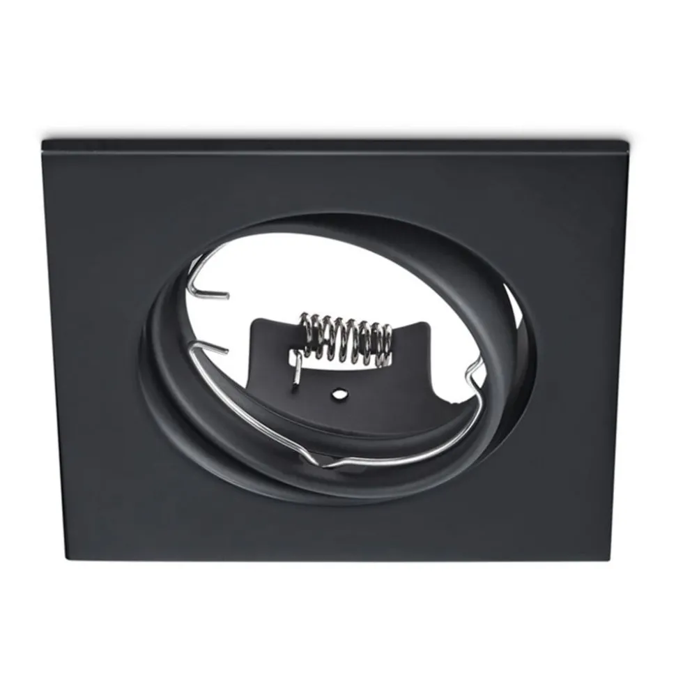 Draaibare downlight Jura in zwart