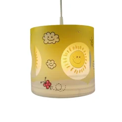 Draaiende hanglamp Sunny voor kinderkamer