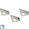 Driehoekige LED meubelverlichting CS, set van 3