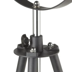 Driepotige vloerlamp Lenn, zwart-goud