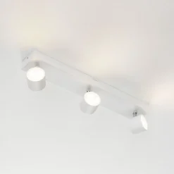 Drievoudige LED spot Ster, warmglow, wit