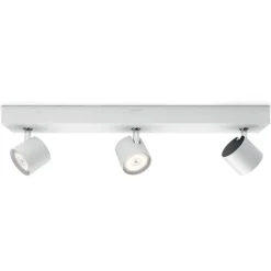 Drievoudige LED spot Ster, warmglow, wit