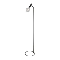 Dulwich vloerlamp, dimbaar, zwart, metaal, 152 cm, E27