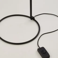 Dulwich vloerlamp, dimbaar, zwart, metaal, 152 cm, E27