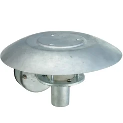 Dyberg Larsen buitenwandlamp Randers, gegalvaniseerd, Ø 25 cm