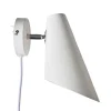 Dyberg Larsen Cale wandlamp hoogte 24,5 cm wit
