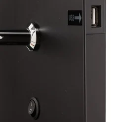 Dyberg Larsen DL20 USB Shelf wandlamp, zwart