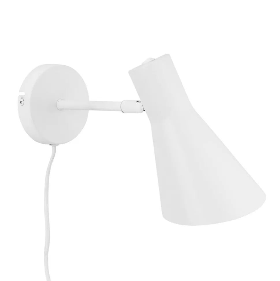 Dyberg Larsen DL12 wandlamp, wit