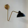 Dyberg Larsen Futura wandlamp, zwart, metaal