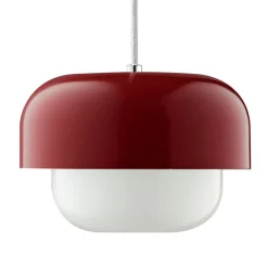 Dyberg Larsen Haipot hanglamp, donkerrood