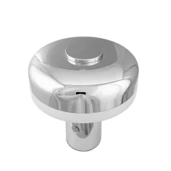 Dyberg Larsen LED tafellamp Porter, chroom, hoogte 16 cm