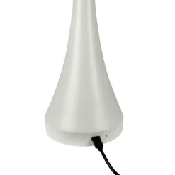 Dyberg Larsen LED tafellamp Vienna, crème, hoogte 28 cm