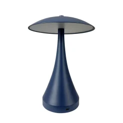 Dyberg Larsen LED tafellamp Vienna, blauw, hoogte 28 cm