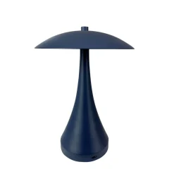 Dyberg Larsen LED tafellamp Vienna, blauw, hoogte 28 cm