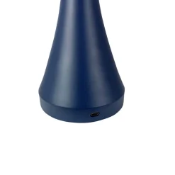 Dyberg Larsen LED tafellamp Vienna, blauw, hoogte 28 cm