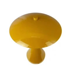 Dyberg Larsen LED tafellamp Wenen, curry, hoogte 28 cm