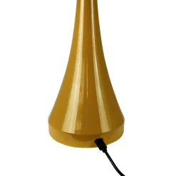 Dyberg Larsen LED tafellamp Wenen, curry, hoogte 28 cm