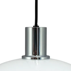 Dyberg Larsen Morph hanglamp, opaal, Ø 28 cm, glas