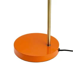 Dyberg Larsen Ocean tafellamp, oranje, hoogte 43 cm, metaal