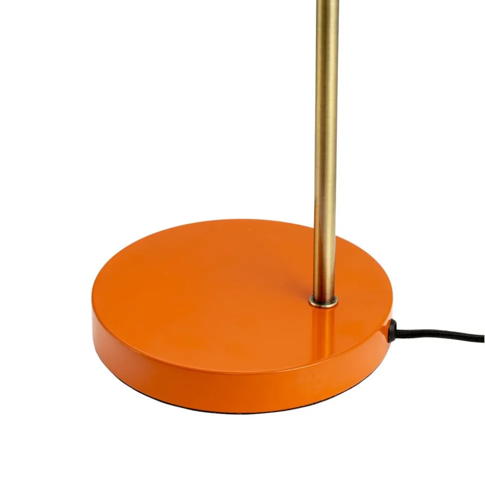 Dyberg Larsen Ocean tafellamp, oranje, hoogte 43 cm, metaal