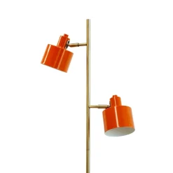 Dyberg Larsen Ocean vloerlamp, oranje, hoogte 160 cm, metaal