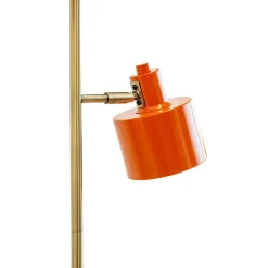 Dyberg Larsen Ocean vloerlamp, oranje, hoogte 160 cm, metaal