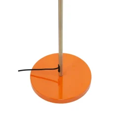 Dyberg Larsen Ocean vloerlamp, oranje, hoogte 160 cm, metaal