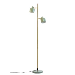 Dyberg Larsen Ocean vloerlamp, olijf, hoogte 160 cm, metaal