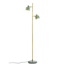 Dyberg Larsen Ocean vloerlamp, olijf, hoogte 160 cm, metaal