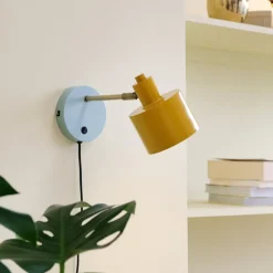 Dyberg Larsen Ocean wandlamp curry messing