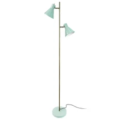Dyberg Larsen Sleep vloerlamp, mintgroen, hoogte 165 cm, staal