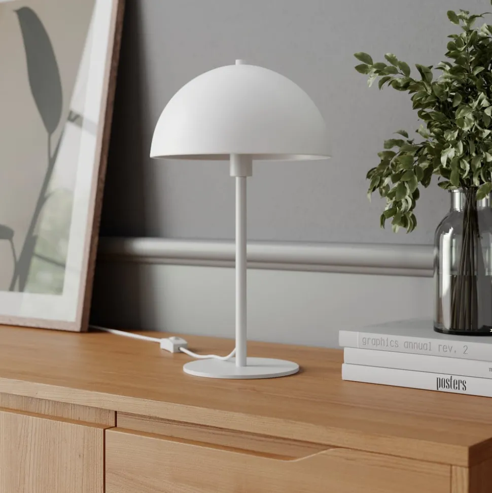 Dyberg Larsen Stockholm tafellamp E14, 43 cm wit