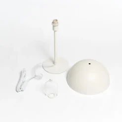 Dyberg Larsen Stockholm tafellamp E14, 43 cm wit