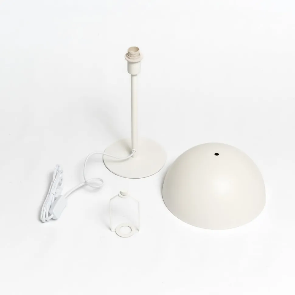 Dyberg Larsen Stockholm tafellamp E14, 43 cm wit