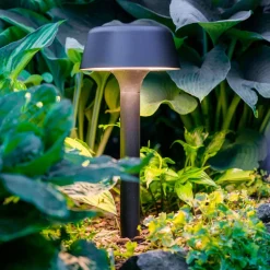 Dyberg Larsen Valencia padlamp op zonne-energie, zwart